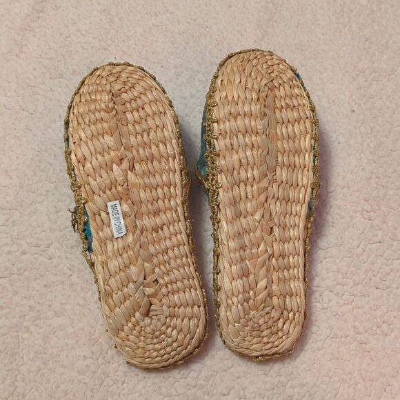 Japanese old WARAJI ZOURI mules, made of straw - Picture 3 of 4
